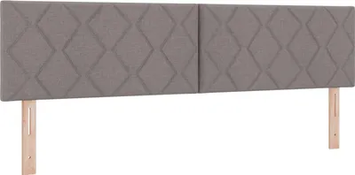 Produktbild von vidaXL Kopfteil Taupe 180 cm Stoff