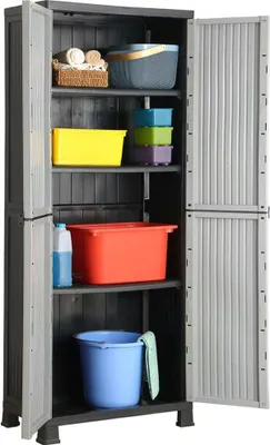 Produktbild von "im Angebot" Kunststoffschrank 68x39x171,5 cm - Kommoden CC13516