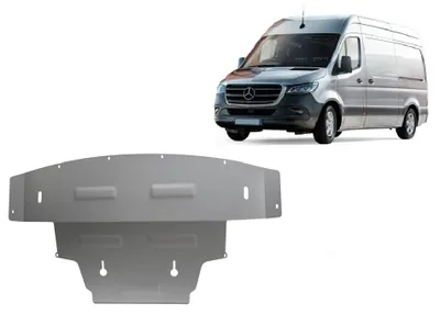 Immagine prodotto di Protezione sottoscocca in alluminio per motore Mercedes Sprinter - RWD