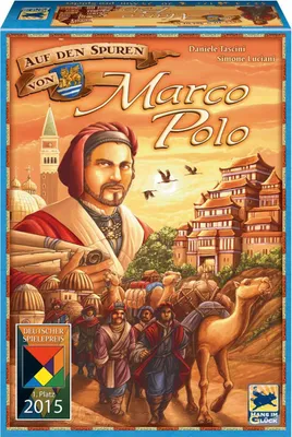 Produktbild von Hans im Glück Familienspiel Strategiespiel Auf den Spuren von Marco Polo 48245