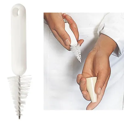 Zdjęcie produktu dla Szczotka do tylek długość 15 cm trzonek z tworzywa (PP) nylonowy