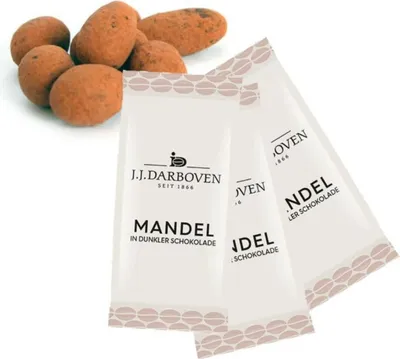 Produktbild von J. J. Darboven Classics Mandeln in dunkler Schokolade, 400x2,4g