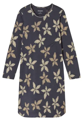 Produktbild von Schiesser Damen Nachthemd Comfort Nightwear - graphit - Größe 36