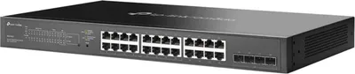 Zdjęcie produktu dla TP-Link Omada SG2428LP, Zarządzany, L2/L2+, Gigabit Ethernet (10/100/1000), Obsługa PoE, Możliwości montowania w stelażu
