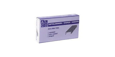 Produktbild von ALCO Heftklammer 6/4 Büroheftgerät Stahl verzinkt 2.000 St./Pack.
