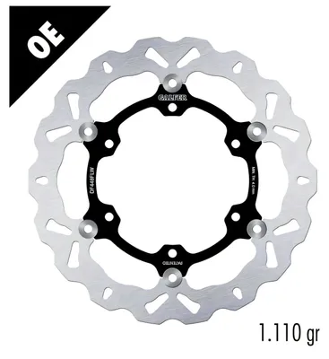 Imagen del producto de Disco de freno Galfer DF448FLW, diseño Wave®, flotante, delantero, 298x4,5 mm