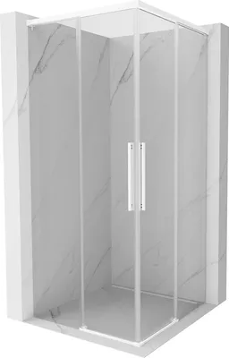 Produktbild von Mexen Rox Duschkabine Schiebetür 90 x 70 cm, transparent, Chrom - 8C2-090-070-01-00