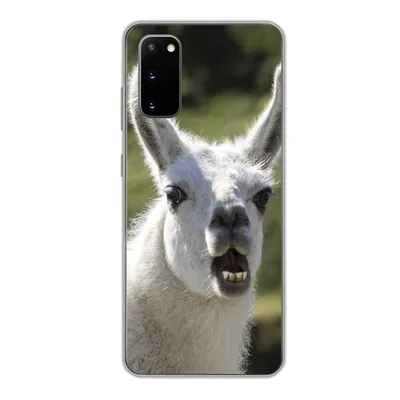 Produktbild von MuchoWow® Handyhülle Schutzhülle Hülle für Samsung Galaxy S20 Lama - Lustig - Kinder - Jungen - Mädchen - Kinder Silikon Softcase Handy Hülle - Bild