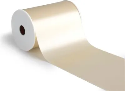 Produktbild von Satinband 100 mm x 25m champagner