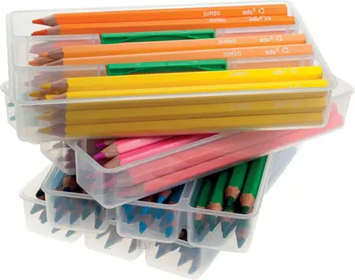 Produktbild von edu3 Jumbo 120 Farbstifte Hexagonal in 12 Farben sortiert
