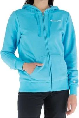 Produktbild von Champion Jacke Hoodie mit durchgehendem Reißverschluss und Logo-Schriftzug