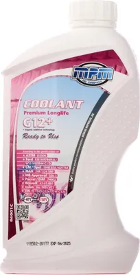 Produktbild von MPM Premium Longlife G12+ Kühlmittel Kühlerfrostschutz 1L Rot +108°C Antifreeze Fertigmischung G12+