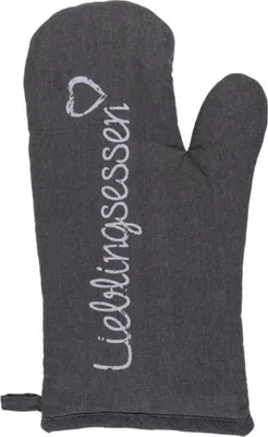 Produktbild von Topfhandschuh Lieblingsessen grau