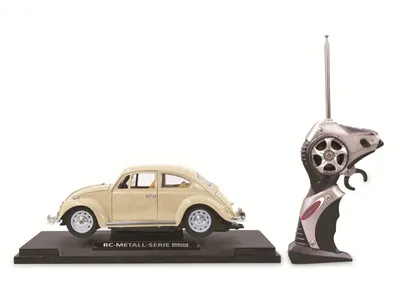 Produktbild von Jamara VW Käfer 1:18 RC Die Cast creme weiß 40MHz ,405111