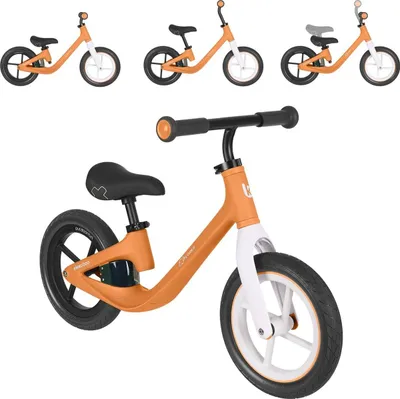 Obrázek produktu pro Balanční kolo Kikka boo Xplorer 12 palců, výškově nastavitelná řídítka a sedadlo, oranžové rukojeti