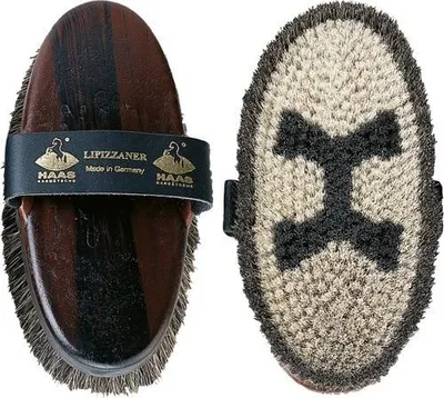Image de Brosse à cardes Haas Lipizzaner Damen , Couleur:marron