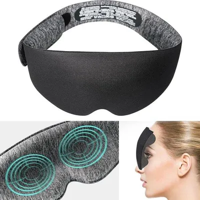 Produktbild von Famanu Schlafmaske für Herren und Damen - 3D-Design, atmungsaktiv, 100% lichtblockierend