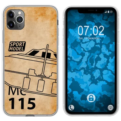 Produktbild von PhoneNatic Case kompatibel mit Apple iPhone 11 Pro Silikon-Hülle Space U.F.O. M1