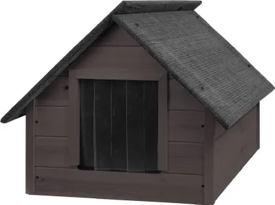 Produktbild von Hundehütte Holz Hundehütte Massiv Isolierte 82x69 Hersteller Anthrazit
