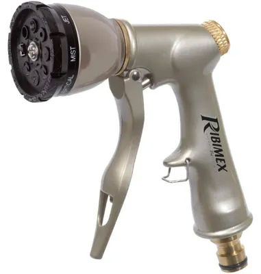 Image de Pistolet Arrosage Multifonctions - Métal et Laiton - Résistant et Durable - D-Work