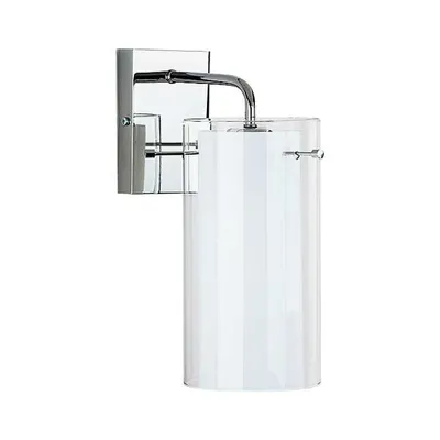Image de Applique murale moderne avec abat-jour en verre de forme cylindrique BOLT 1xE27 15W ALF13240 Alfa
