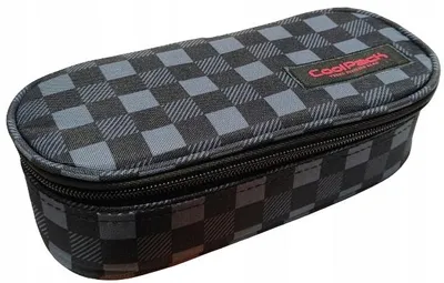Produktbild von CoolPack Campus Federmäppchen Schlamper Grau Karostreifen