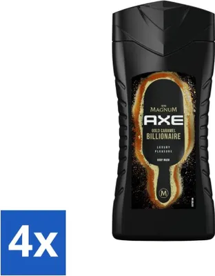 Produktbild von Axe X Magnum - Duschgel - Gold Caramel Billionaire - 250 ml - Vorteilspack - 4 Stücke