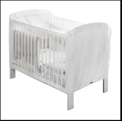 Obrázok produktu pre Sieť proti hmyzu do detskej postieľky THERMOBABY, 60 x 120 cm, 70 x 140 cm, ochrana proti komárom a hmyzu