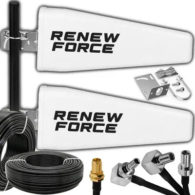 Produktbild von 2x Externe Antenne für Dual-Internet-Router 3G 4G 5G LTE ZTE HUAWEI 10m
