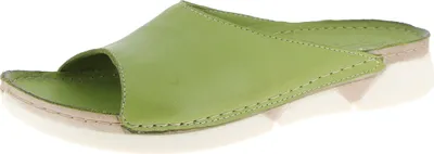 Produktbild von Andrea Conti Damen Pantolette Leder breiter Riemen sportliche Sohle 0529610, Größe:38 EU, Farbe:Grün