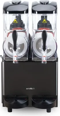 Produktbild von Slush-Eis-Maschine 2x12 L, Arktic, 24L, Schwarz, 220-240V/710W, 415x507x(H)810mm