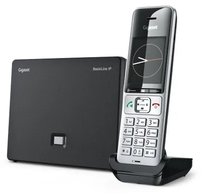 Produktbild von Gigaset BasicLine IP+COMFORT 500HX silber-schwarz