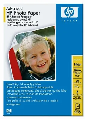 Produktbild von Fotopapier HP Q5456A A4 glossy 250g/qm Packung mit 10 Stück