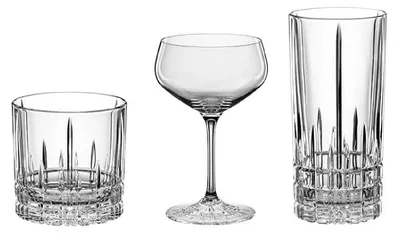 Produktbild von Spiegelau Perfect Serve Collection Cocktail Masterclass Set, 1 SOF, 1 Coupette, 1 Longdrinkglas, 3er-Set