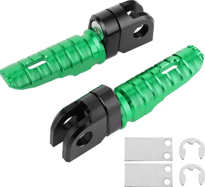 Produktbild von Paar Vorderfußstifte Aluminiumlegierungspedale für Kawasaki Ninja Z125 Pro Z250/SL Z400 Z900Green