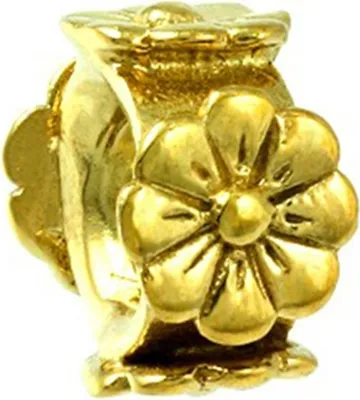 Image de Carlo Biagi Blumenband Bead Silber European Beads BGPS09