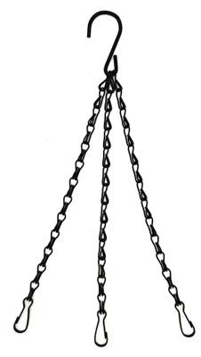 Productafbeelding van Set van 4 hangkettingen - 40 cm, zwart