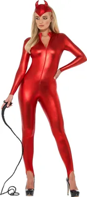 Immagine prodotto di Costume da diavolo per donna Costume di Halloween rosso - S