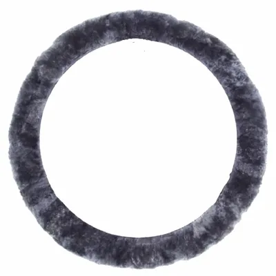 Obrázek produktu pro IWH Potah volantu (d x š x v) 350 x 350 x 40 mm Pravá jehněčí kůže Antracit 35