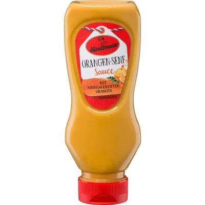 Image de Händlmaiers Feinkost Sauce à la moutarde à l'orange végétarienne fruitée 225ml