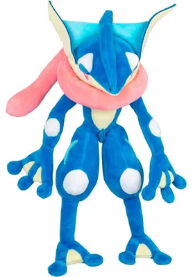 Produktbild von Greninja-Plüschtier, 30 cm - weich, Sammlerstück, perfektes Geschenk