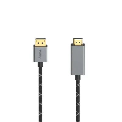 Image de Câble vidéo, f. DisplayPort - f. HDMI™, Ultra-HD 4K@60Hz, alu, 1,50 m