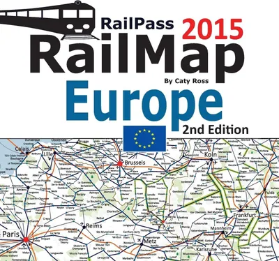 Produktbild von RailPass RailMap Europe 2015