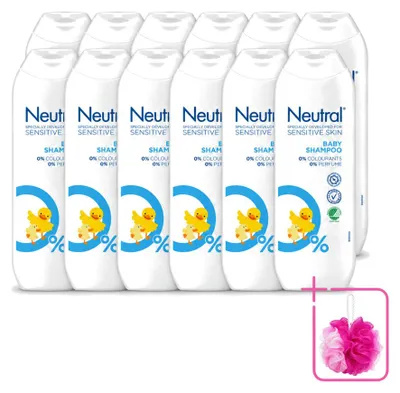 Obrázok produktu pre 12 kusov šampónu pre bábätká – pre citlivú pokožku – bez parfumácie – 250 ml – výhodný balík