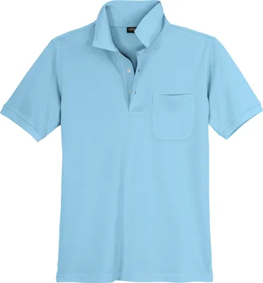 Produktbild von Poloshirt Übergröße hellblau Piqué Redfield Ralph