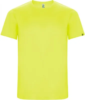 Immagine prodotto di Roly Eco CA0427 | Maglietta funzionale Imola da uomo - 50% poliestere riciclato - Colore: Fluor Yellow 221 - Taglia: XL