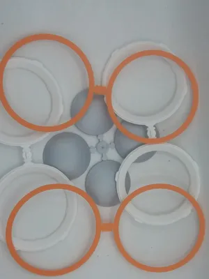 Produktbild von Big vier Stück Felgen orange komplett für Big Bobby Car Neo