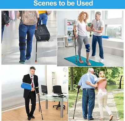Productafbeelding van Nordic Walking stokken - Ultralicht, in hoogte verstelbaar, opvouwbaar