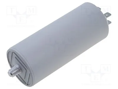Produktbild von 1x Kondensator: für Motoren, Betrieb 425VAC Ø28x55mm 3,5uF 5% 416100564 Kondensa