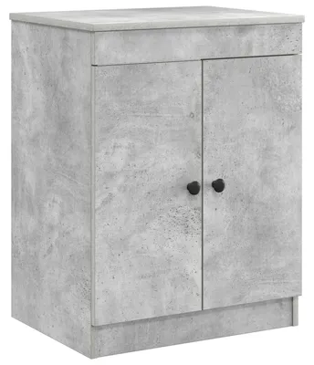 Image de Armoire de salle de bain vidaXL, gris béton, 54 x 41 x 70 cm, aggloméré